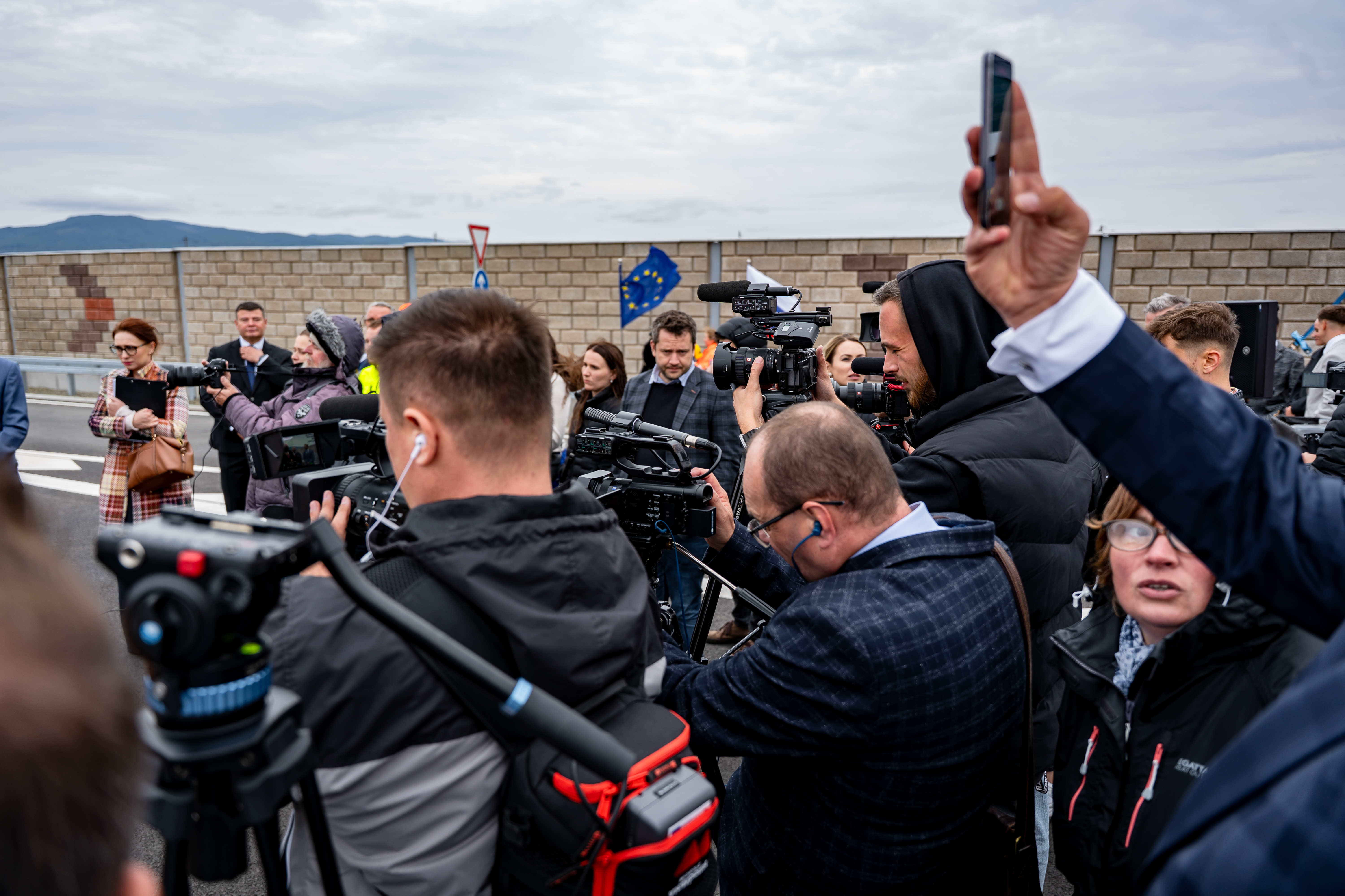 Slavnostne otvorenia useku rychlostnej cesty R2 Kosice, Saca  Kosicke Olsany II. usek -54